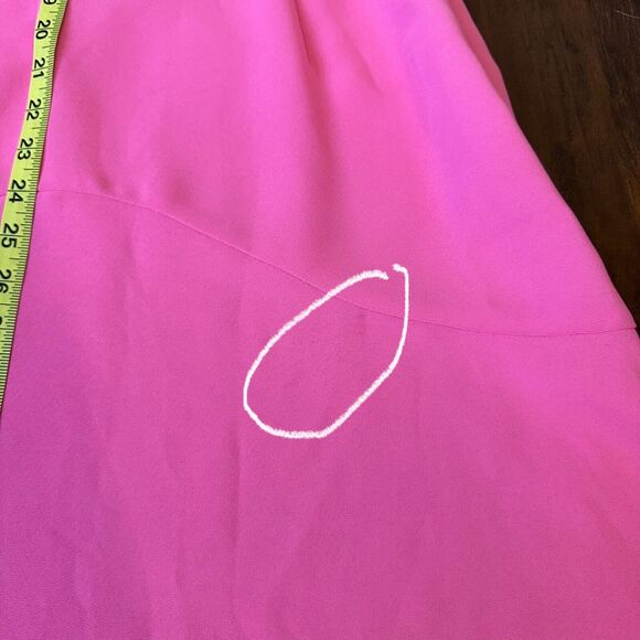 REISS Cheyenne Back-Cutout Midi Dress Bow Tie in Pink/White - Picture 7 of 16